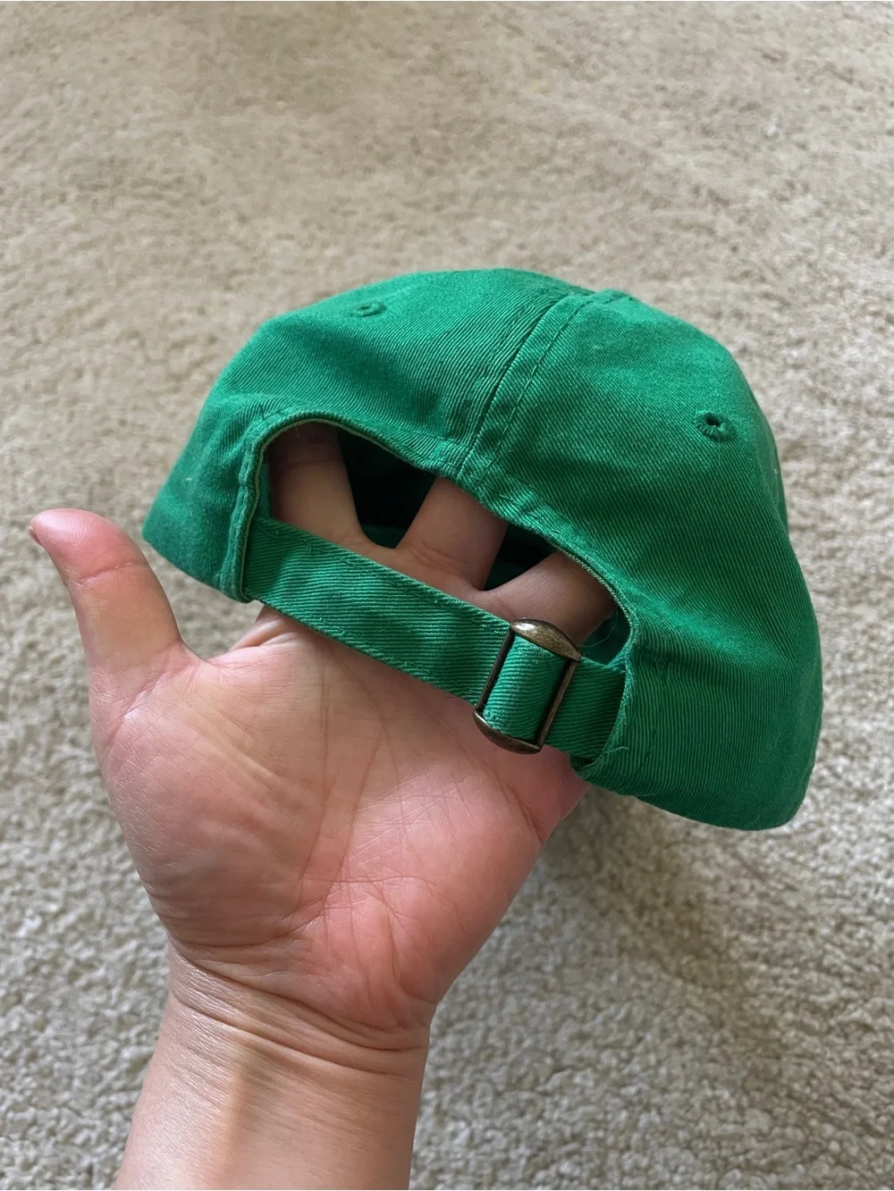 Clare V. Oui Green Baseball Cap
